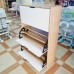 Tủ giày - thông minh Cherry 80cm vân sồi cánh trắng